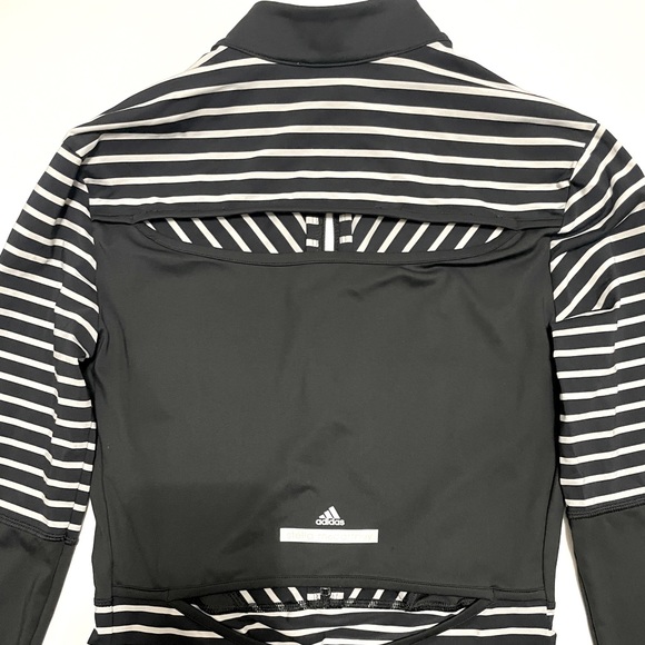 STELLA MCCARTNEY FOR ADIDAS Striped Mock Neck Top - Picture 7 of 8